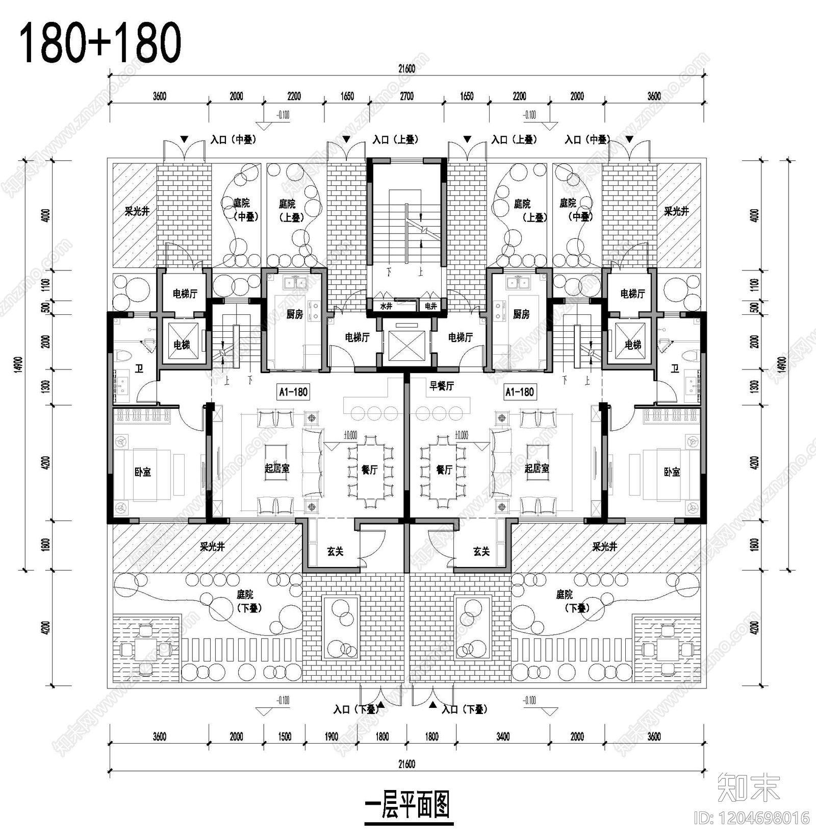 五居及以上施工图下载【ID:1204698016】