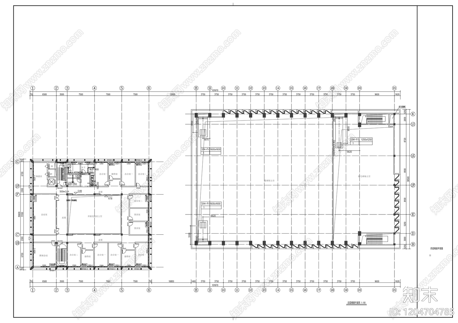通风系统cad施工图下载【ID:1204704785】