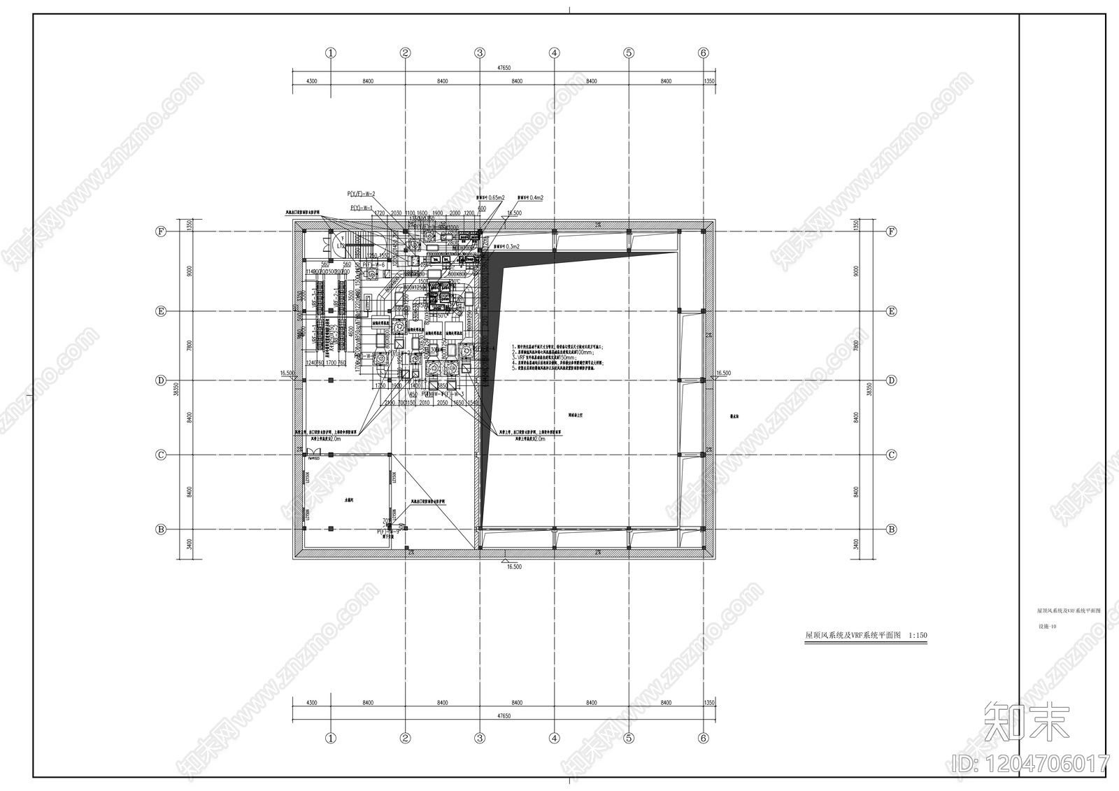 通风系统cad施工图下载【ID:1204706017】