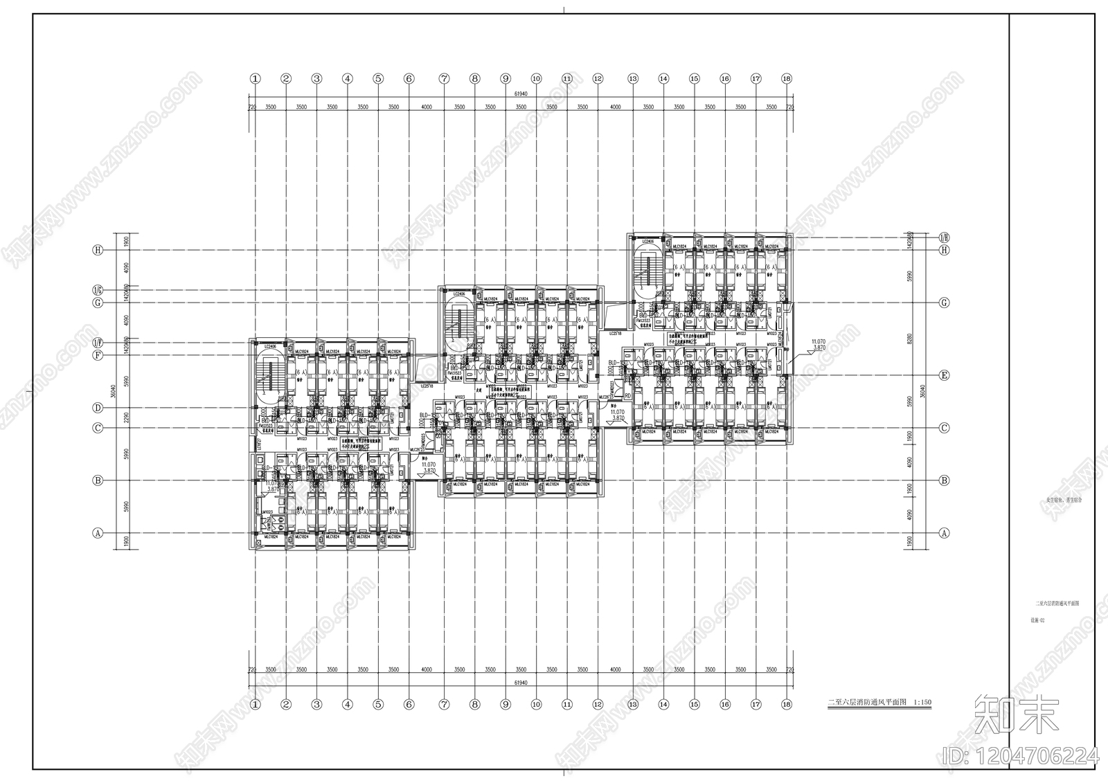 通风系统施工图下载【ID:1204706224】