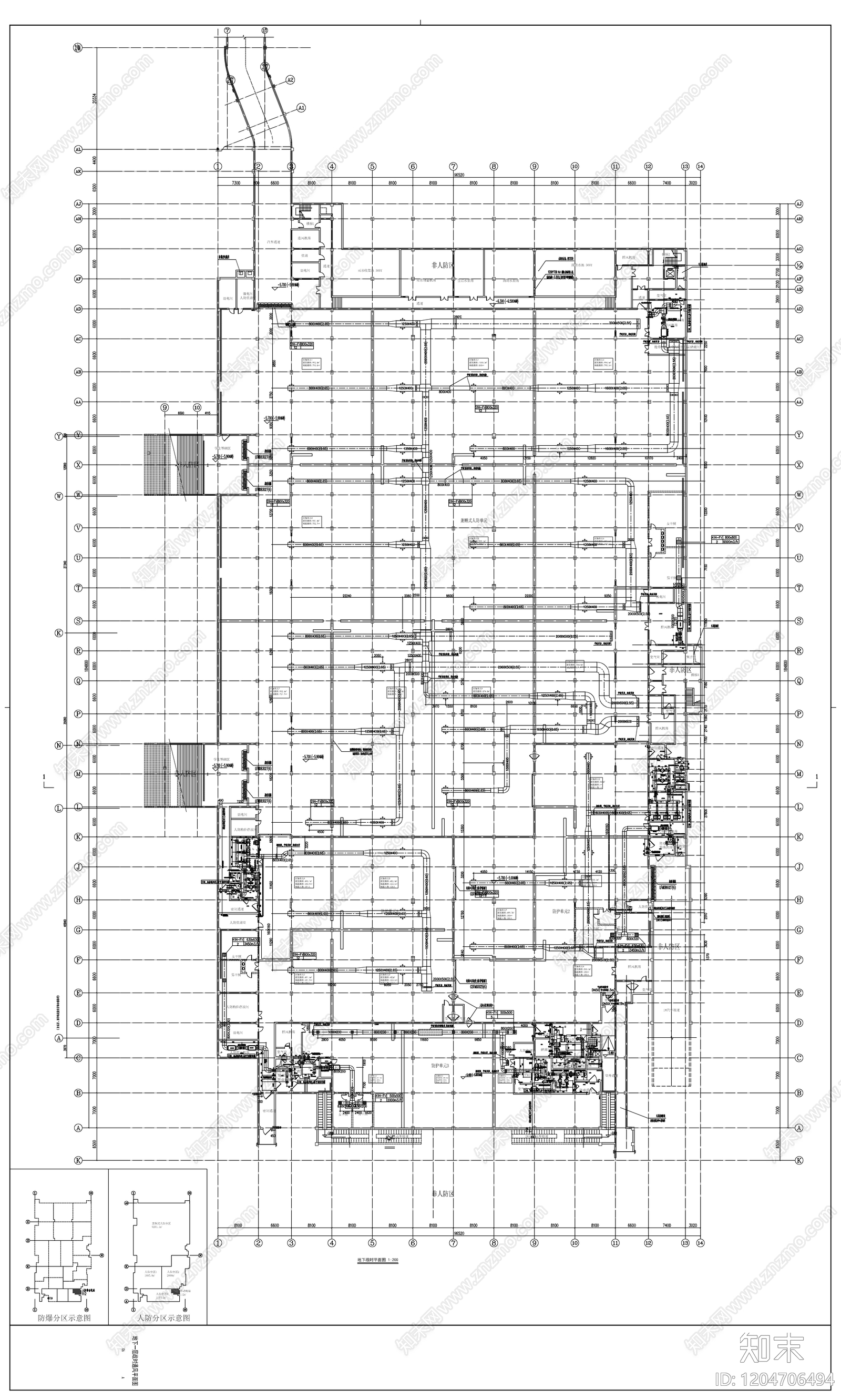 通风系统cad施工图下载【ID:1204706494】