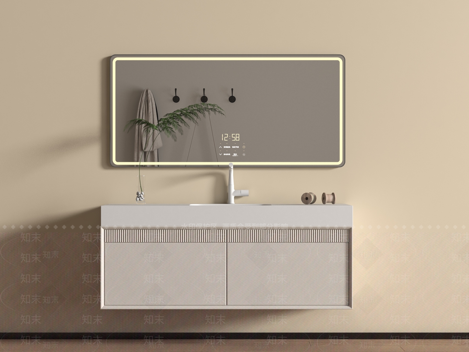 浴室柜SU模型下载【ID:1204713188】