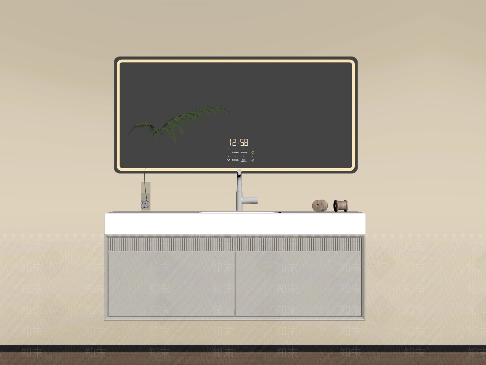 浴室柜SU模型下载【ID:1204713188】