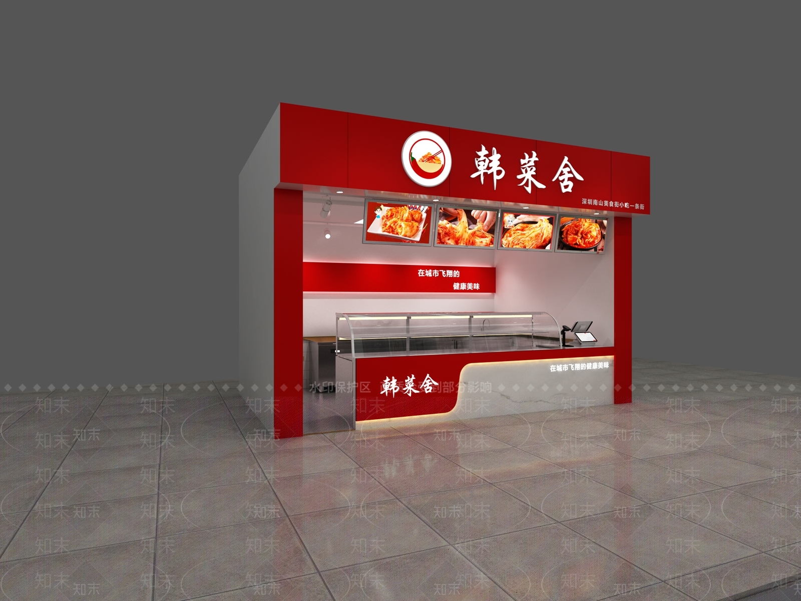 现代中餐厅3D模型下载【ID:1204713798】