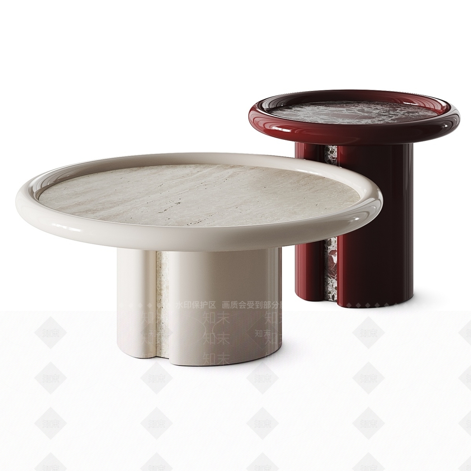现代茶几SU模型下载【ID:1204714469】