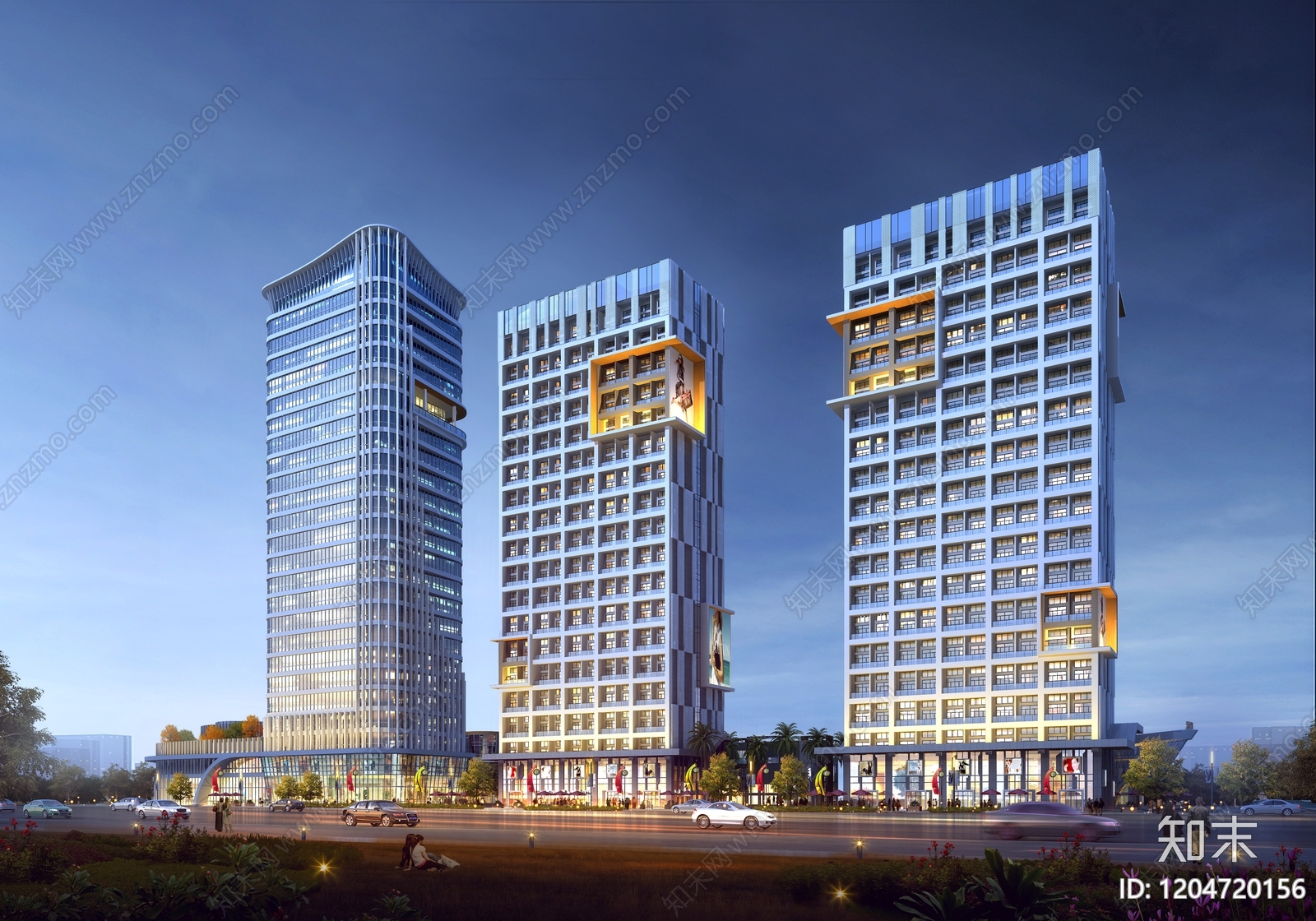 现代简约商业项目效果图下载【ID:1204720156】