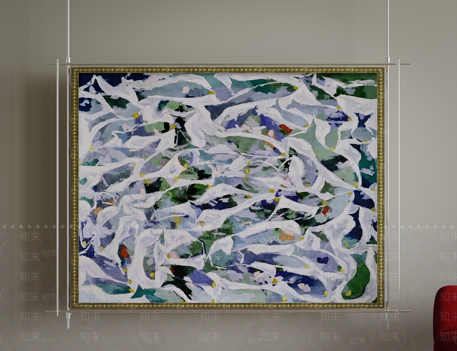 现代中古挂画3D模型下载【ID:1204722887】