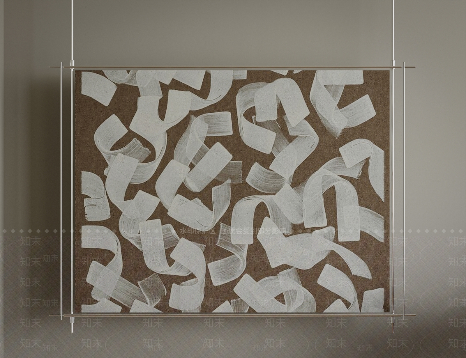 现代侘寂挂画3D模型下载【ID:1204723907】