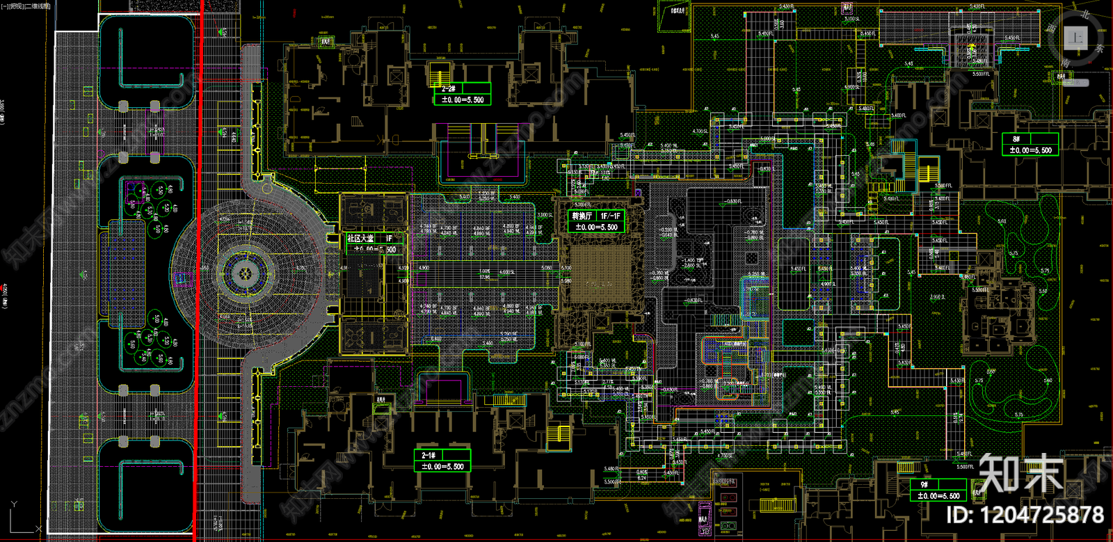 景观平面图施工图下载【ID:1204725878】