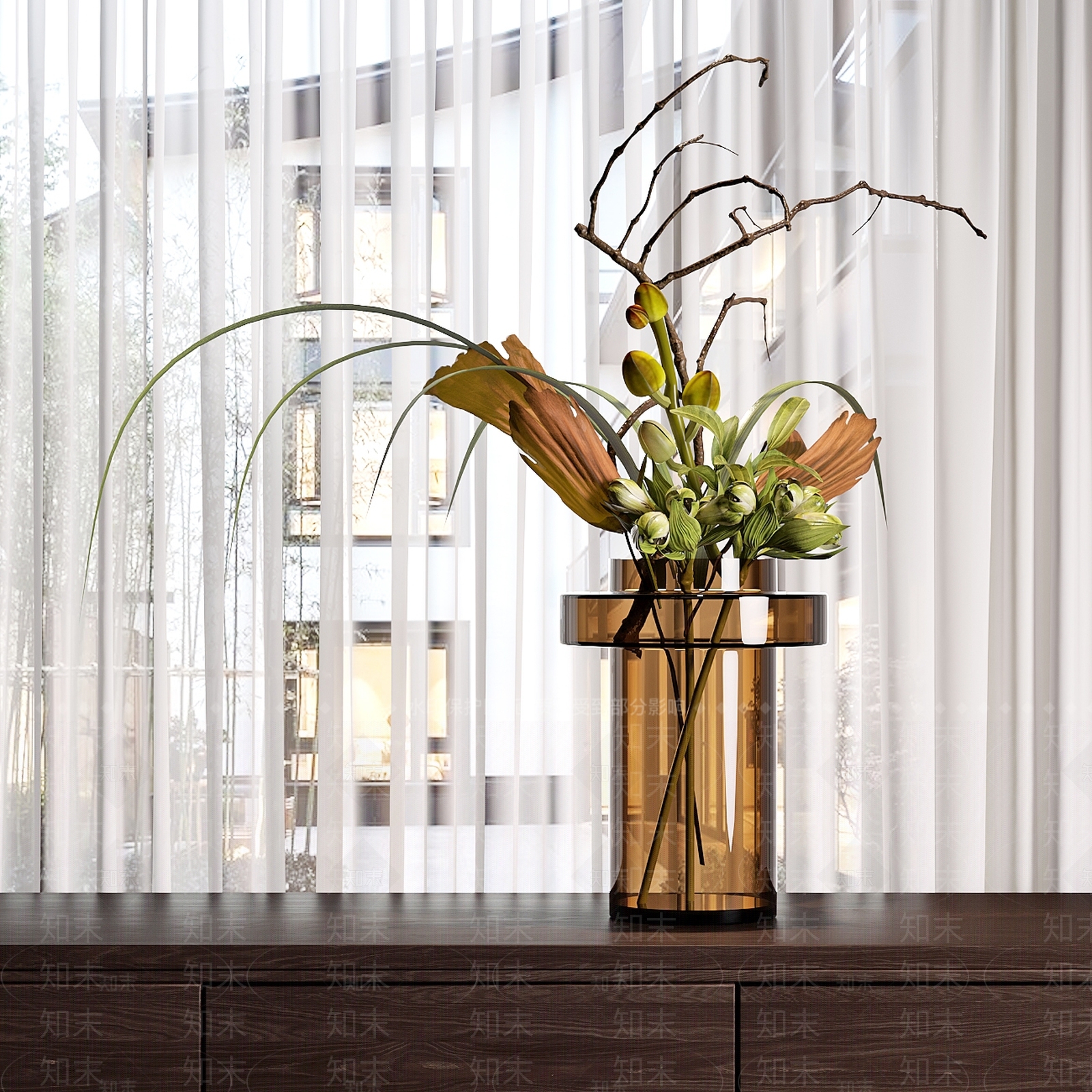 现代花瓶3D模型下载【ID:1204727739】