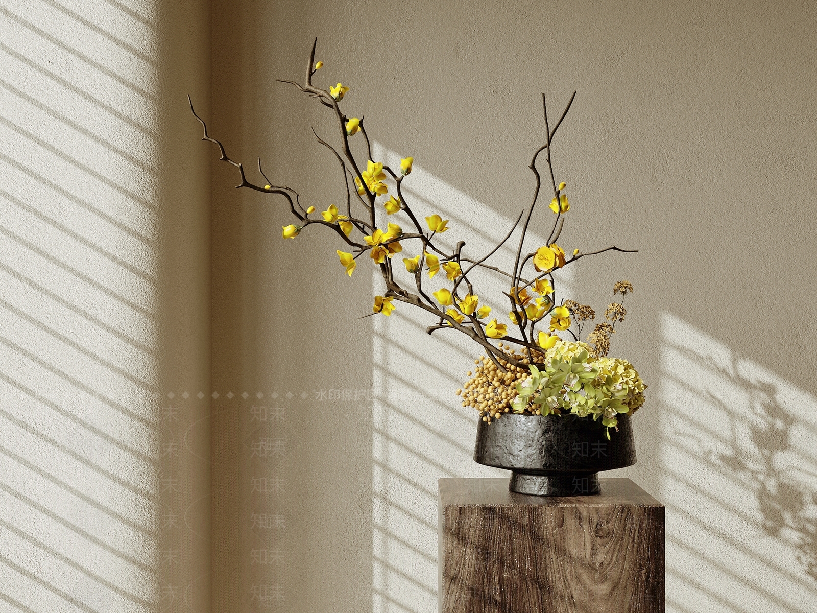 现代花瓶SU模型下载【ID:1204728241】