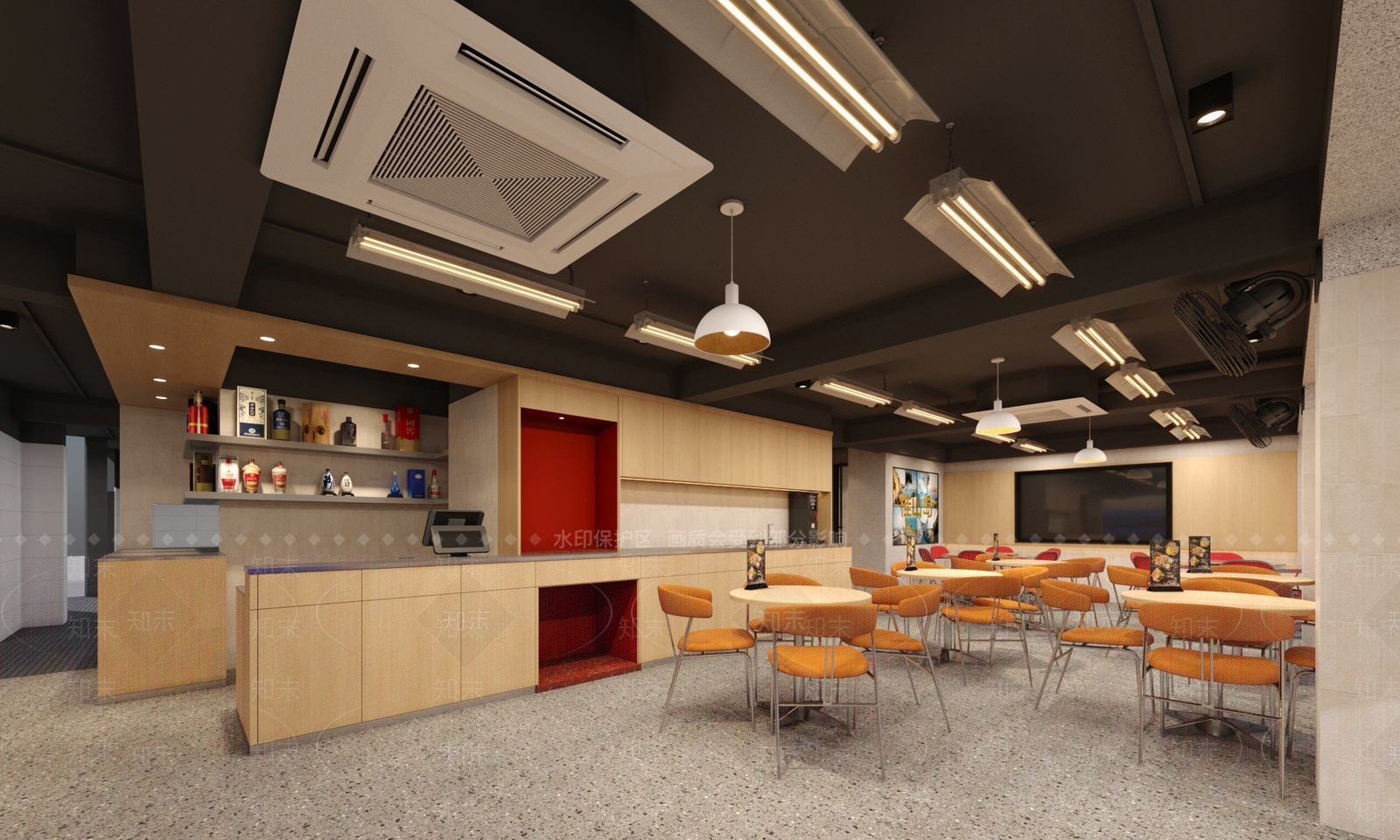 现代其他餐饮空间3D模型下载【ID:1204728909】
