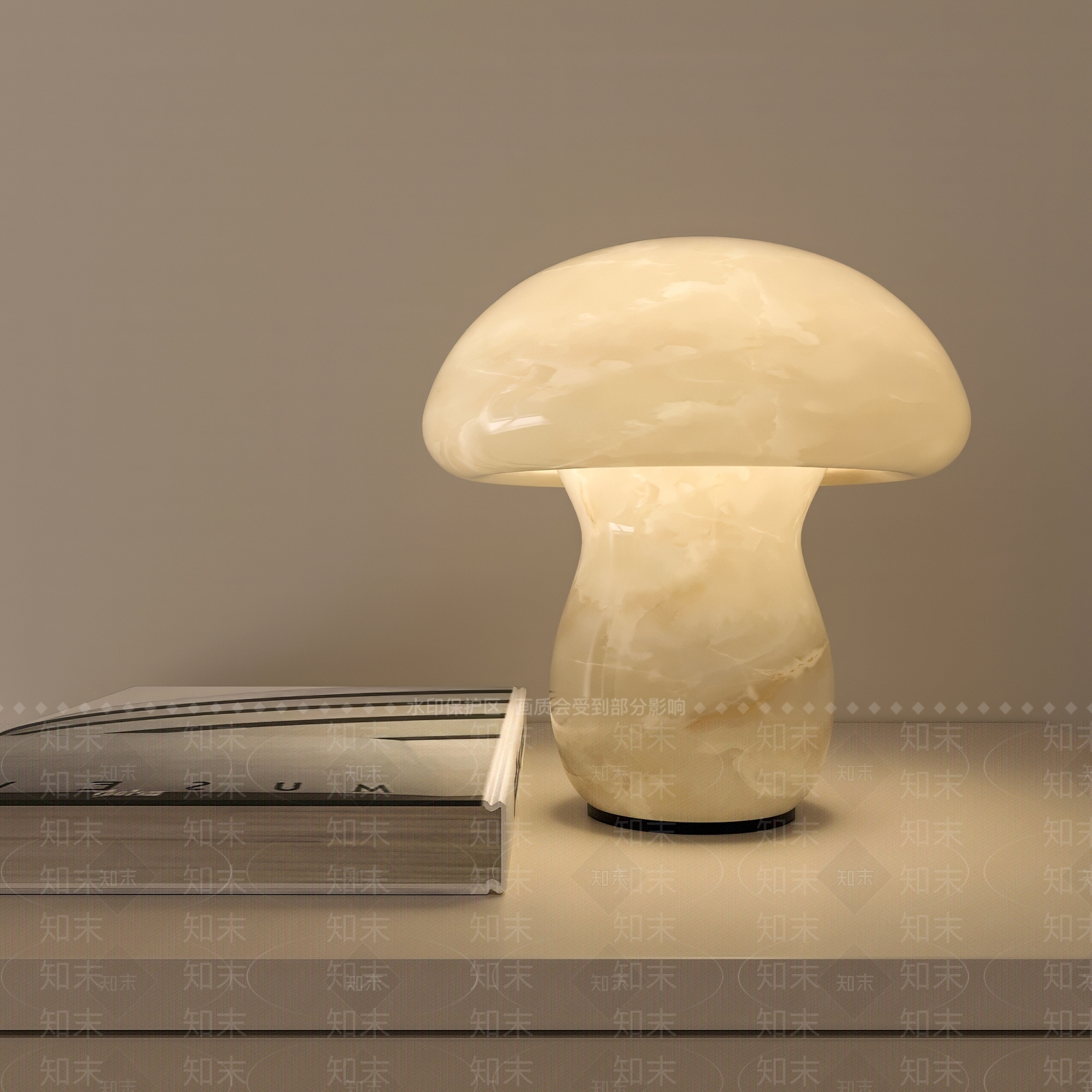 法式奶油台灯3D模型下载【ID:1204730641】