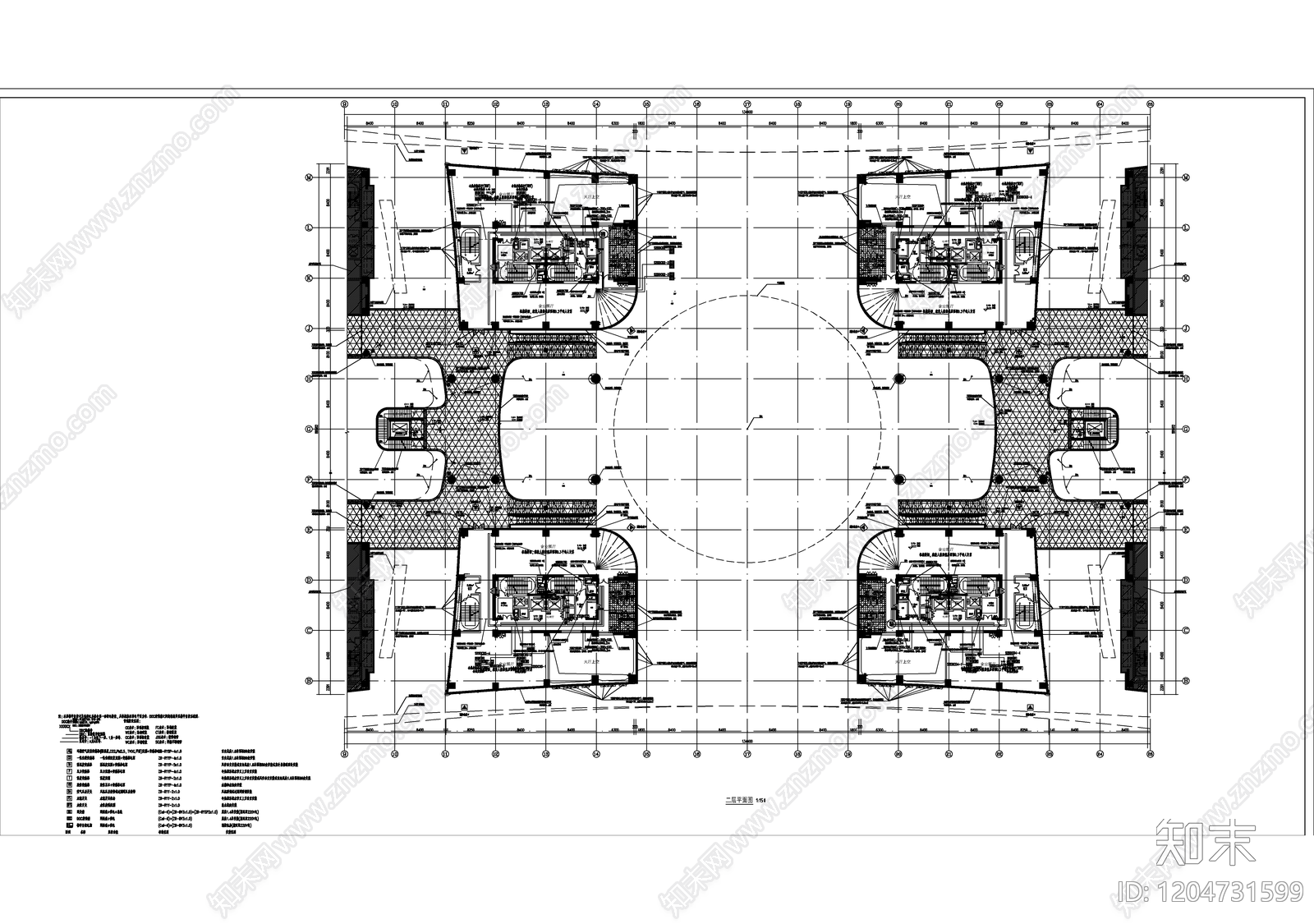 通信网络系统cad施工图下载【ID:1204731599】