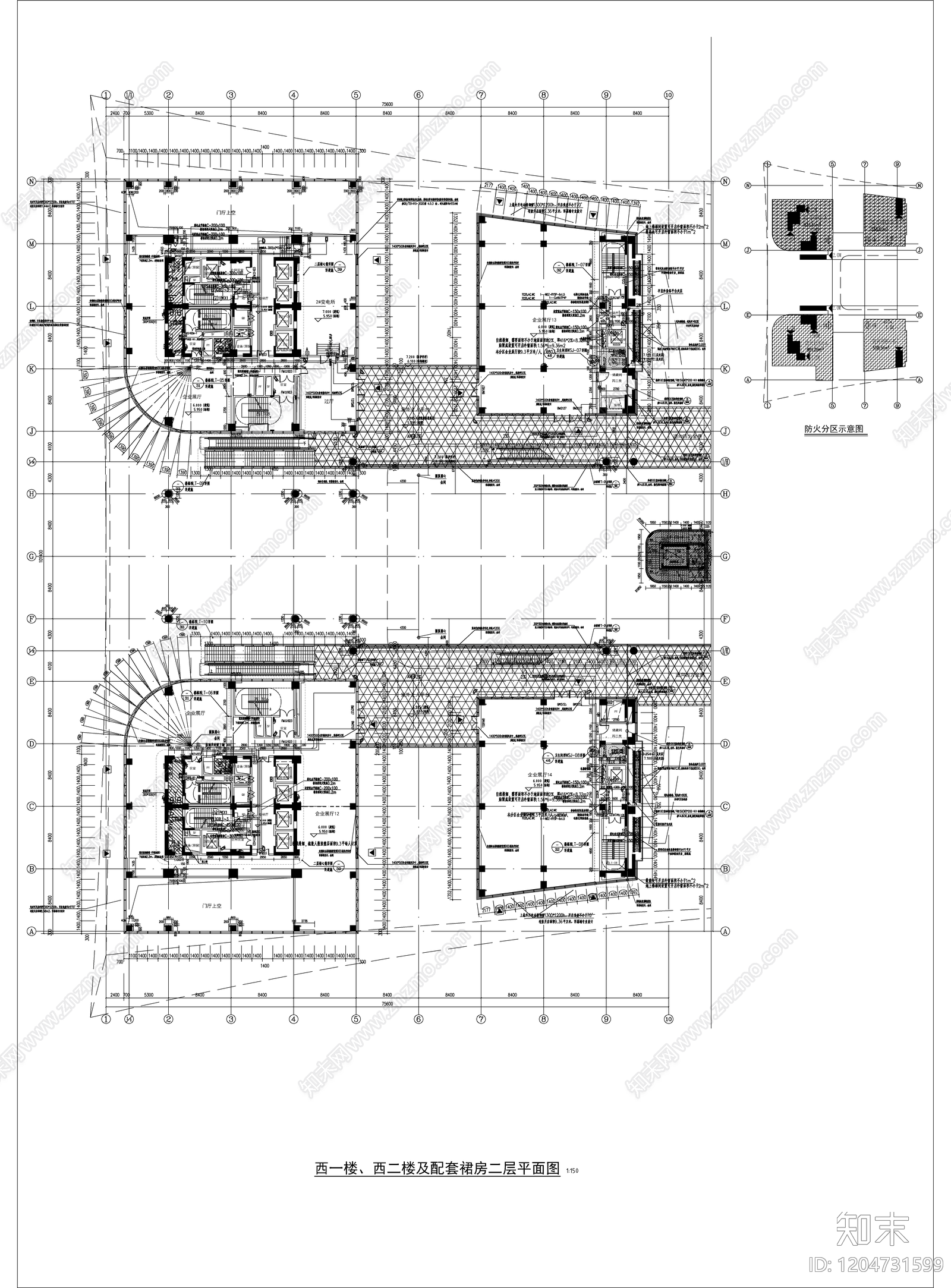 通信网络系统cad施工图下载【ID:1204731599】