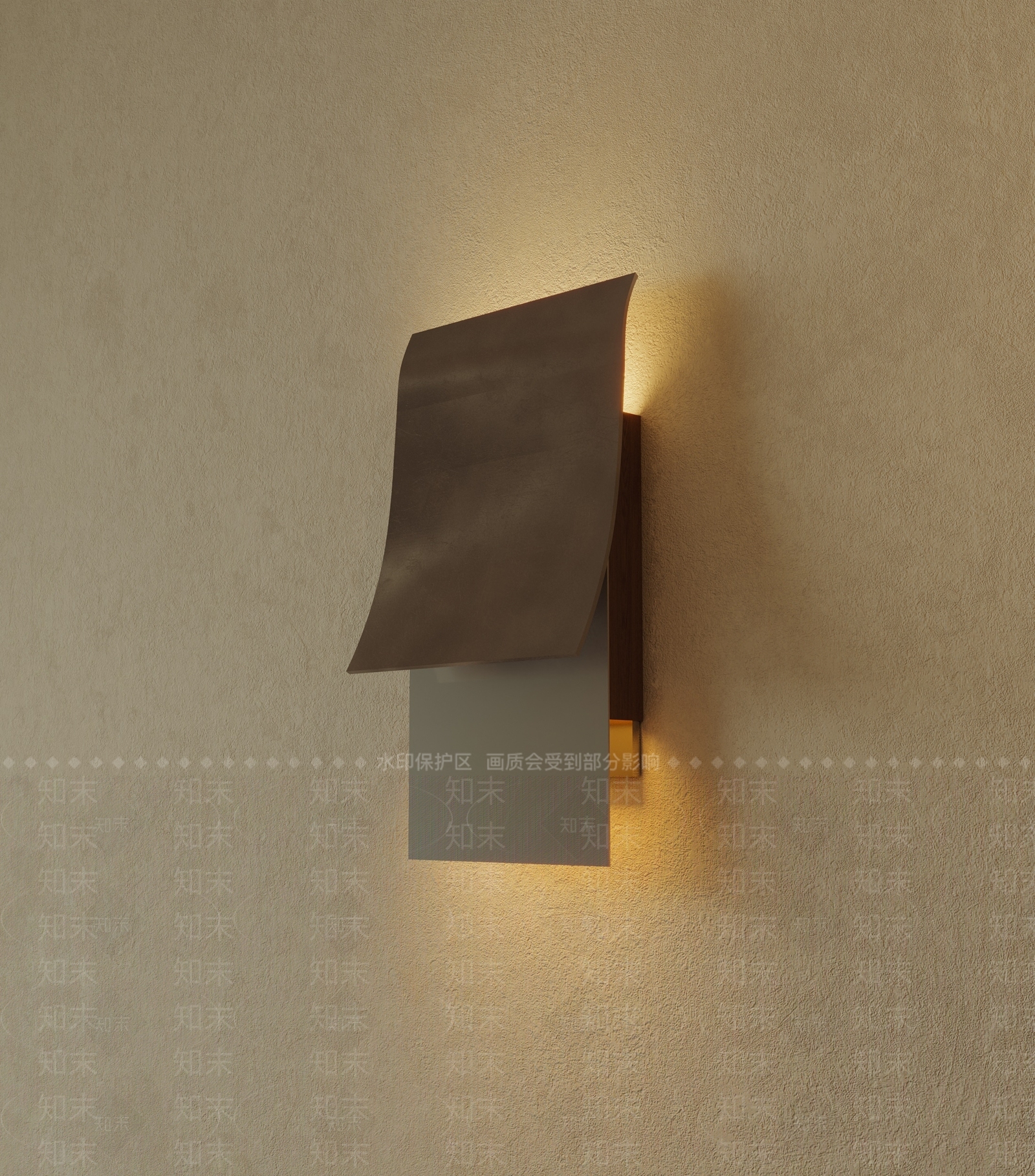 现代极简壁灯SU模型下载【ID:1204739942】