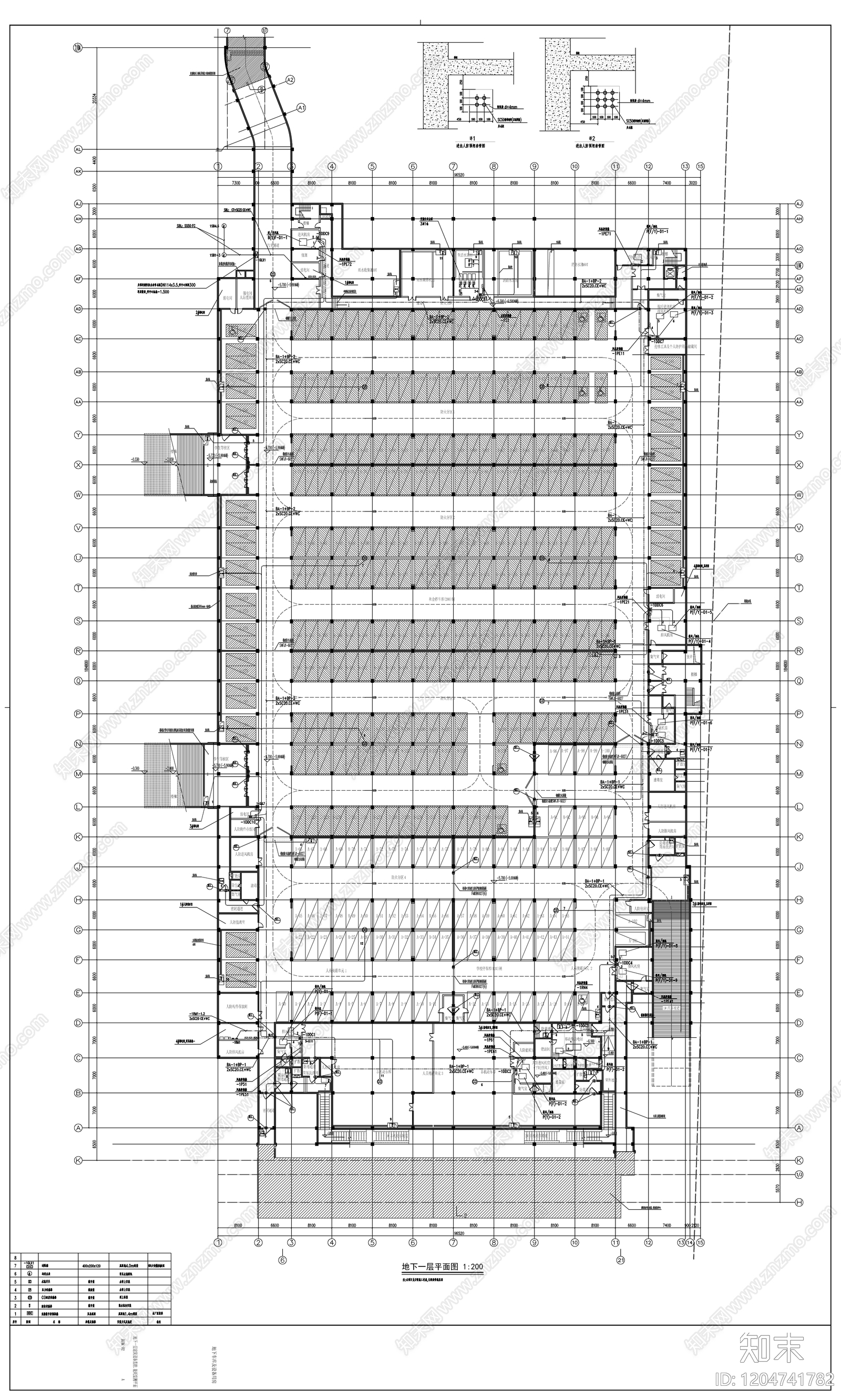 通信网络系统cad施工图下载【ID:1204741782】