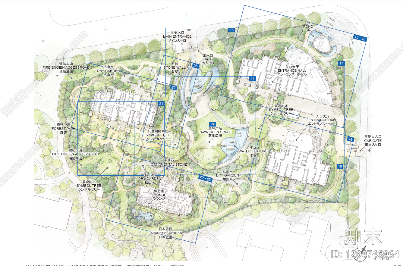 侘寂禅意庭院景观下载【ID:1204746064】
