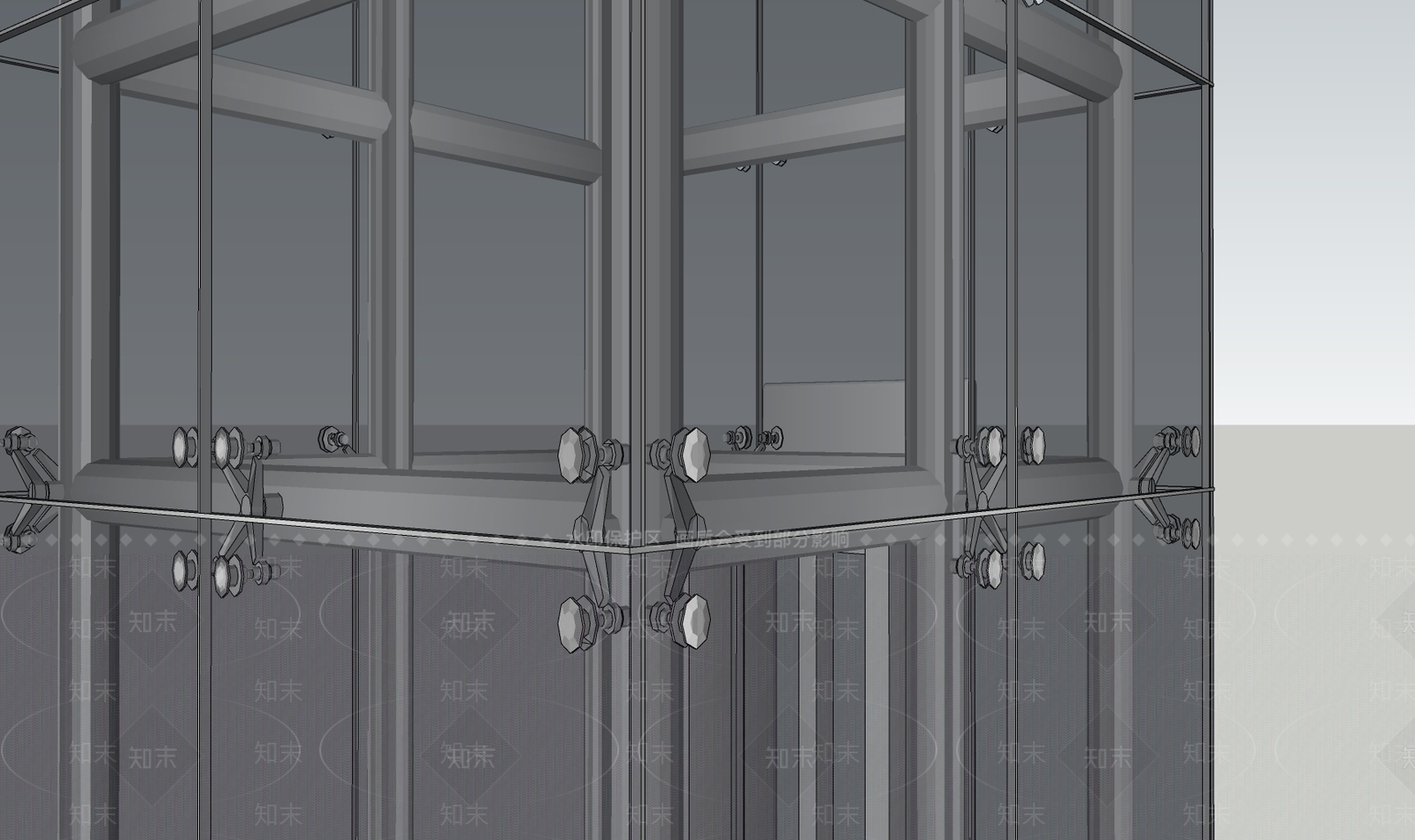 现代观光电梯SU模型下载【ID:1204746287】