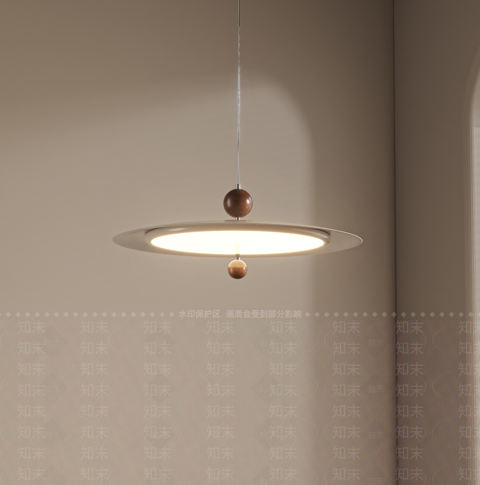 法式奶油餐厅吊灯3D模型下载【ID:1204746878】