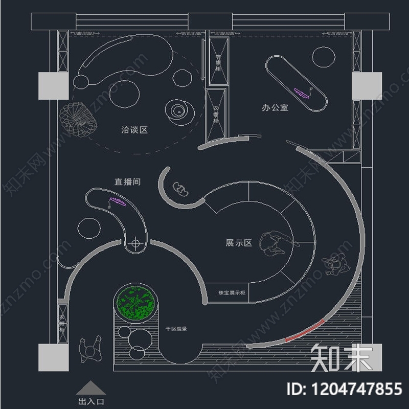 展馆施工图下载【ID:1204747855】