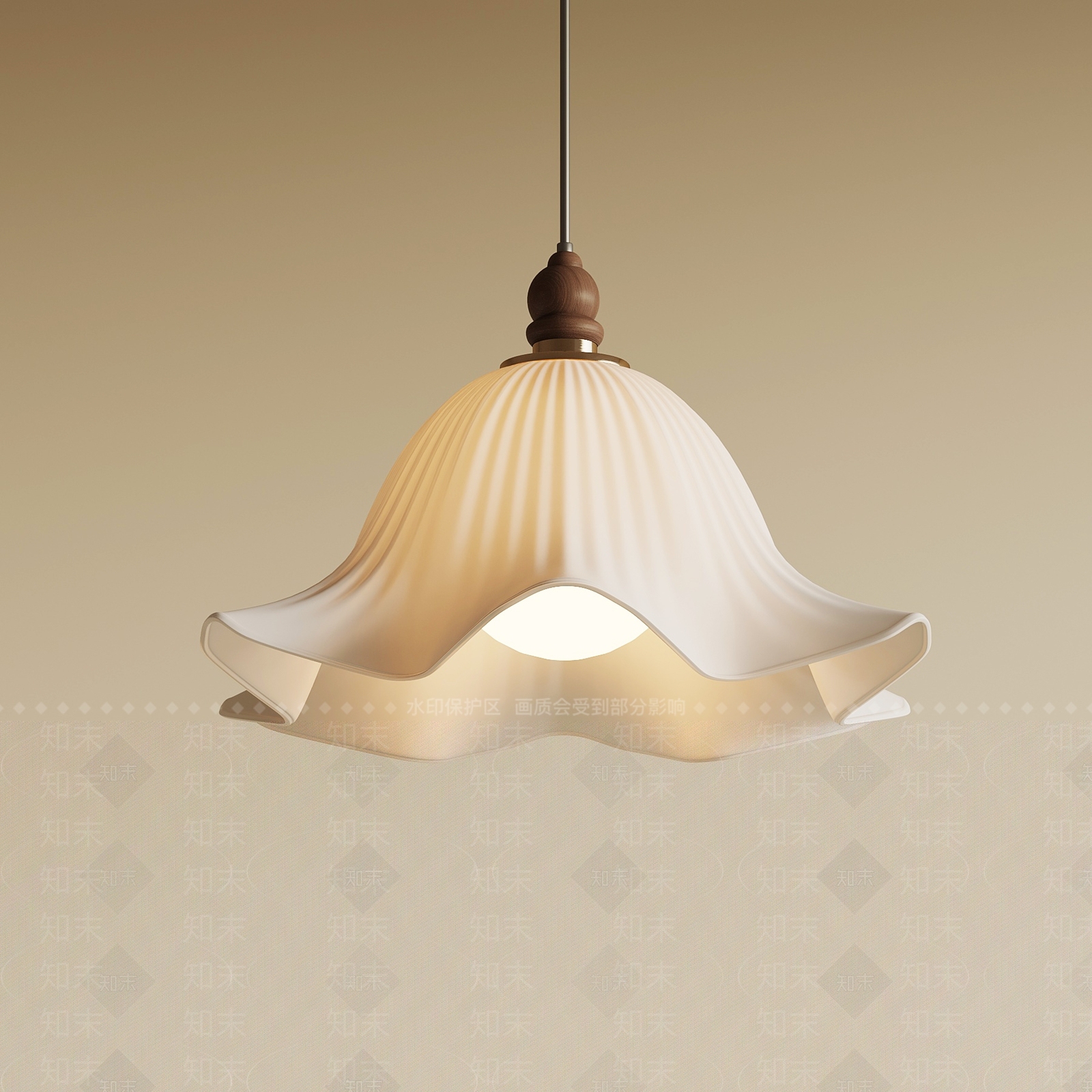 法式复古吊灯3D模型下载【ID:1204751524】