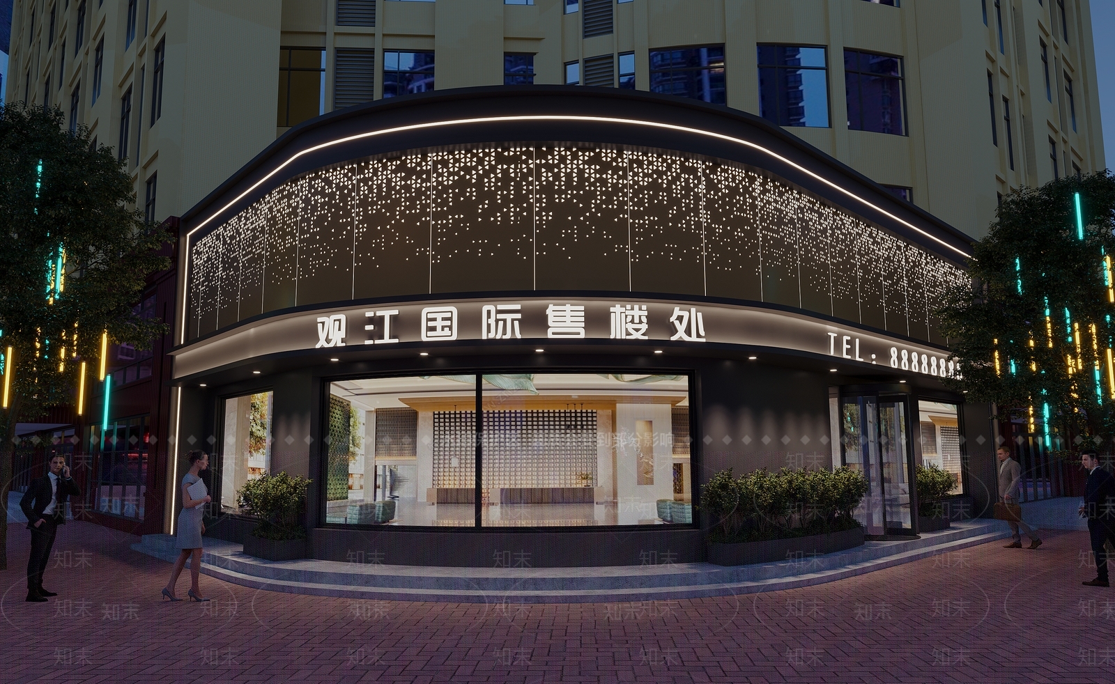 现代售楼处3D模型下载【ID:1204752558】