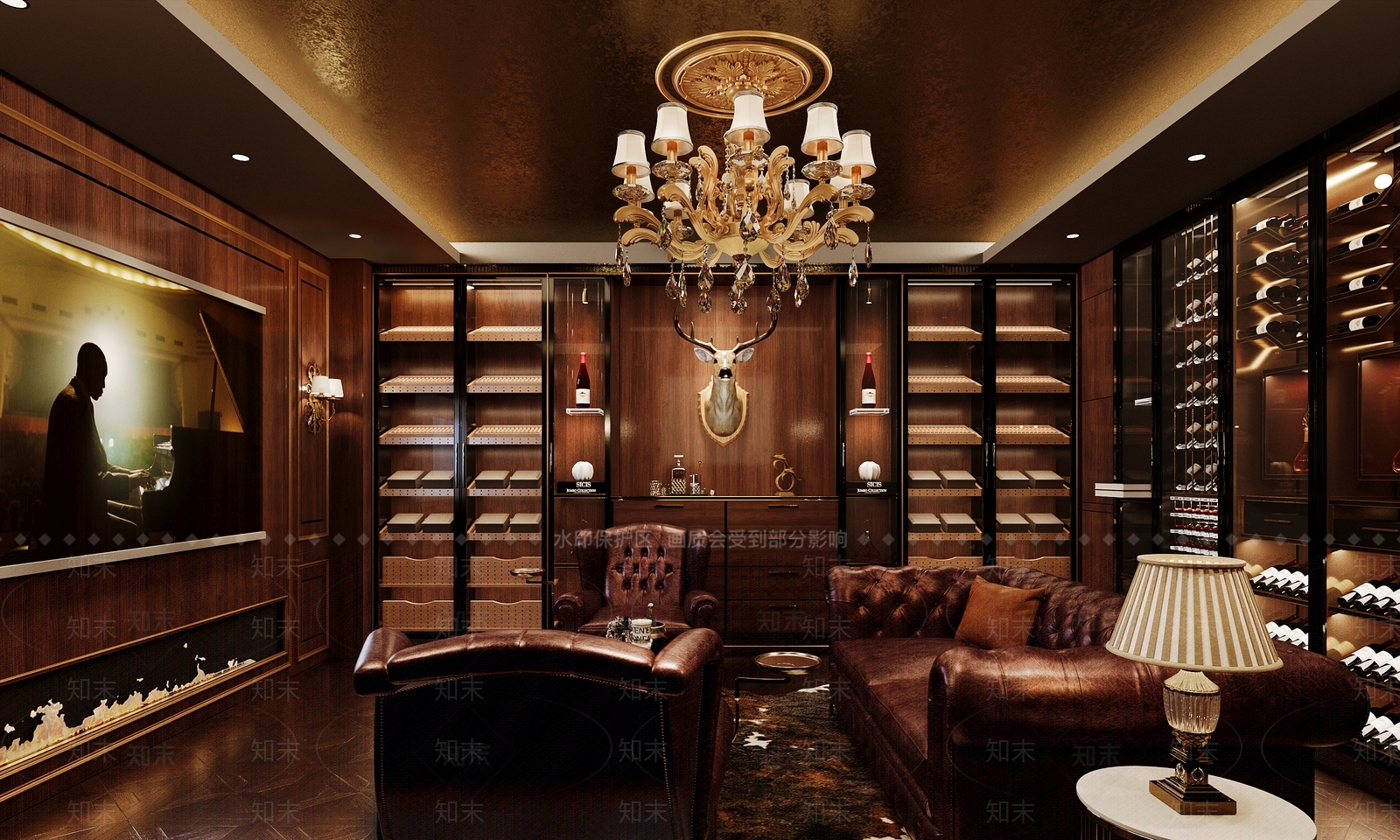 美式其他家装3D模型下载【ID:1204753279】