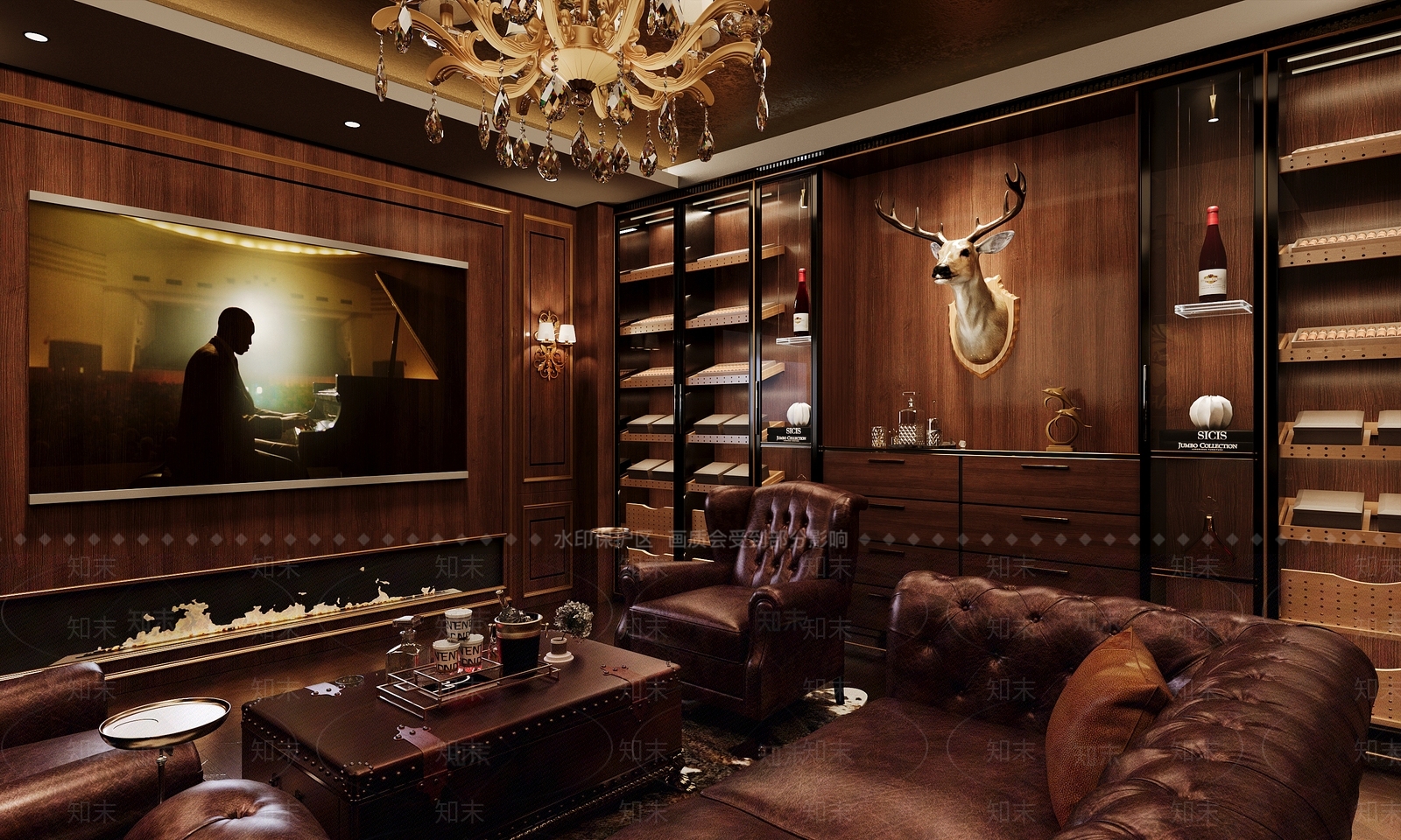 美式其他家装3D模型下载【ID:1204753279】