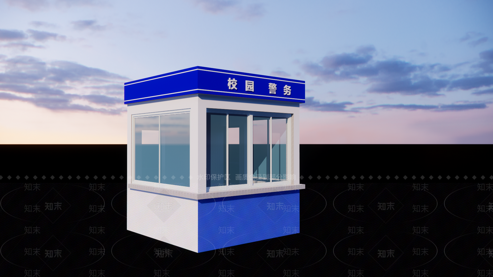 现代小公建SU模型下载【ID:1204758538】