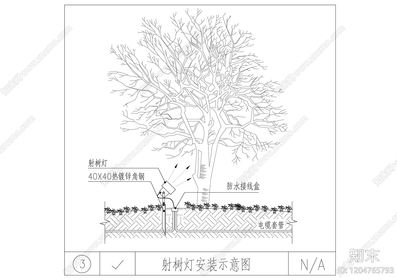 电气节点cad施工图下载【ID:1204765793】