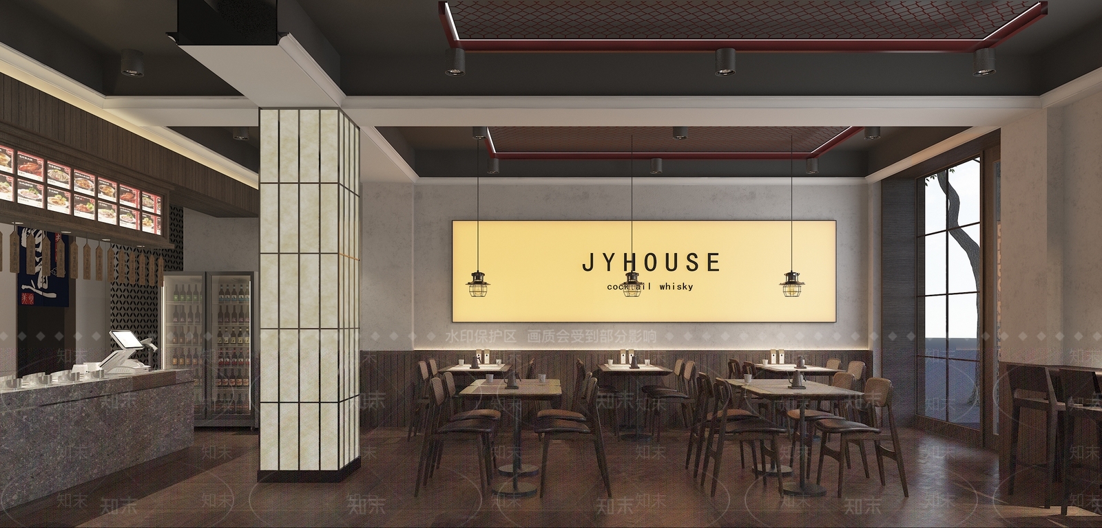 复古工业快餐店3D模型下载【ID:1204766538】