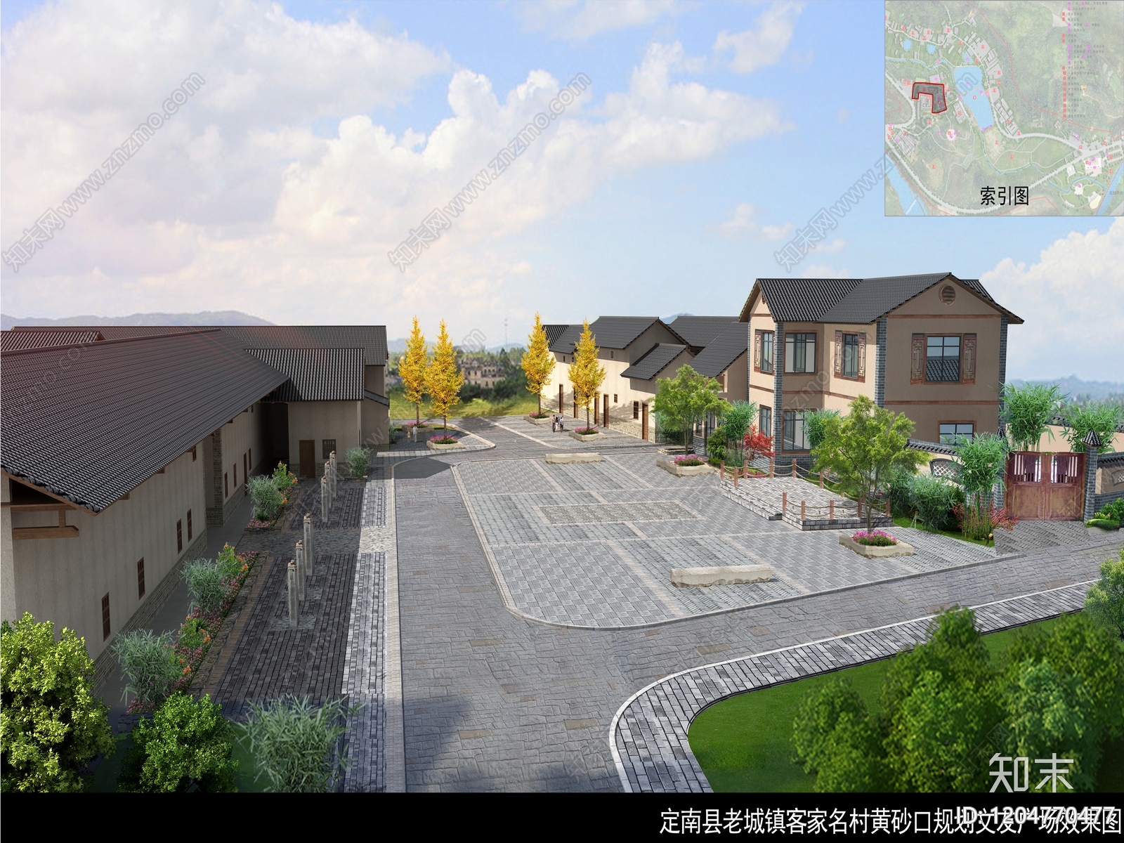 新中式中式美丽乡村规划下载【ID:1204770477】