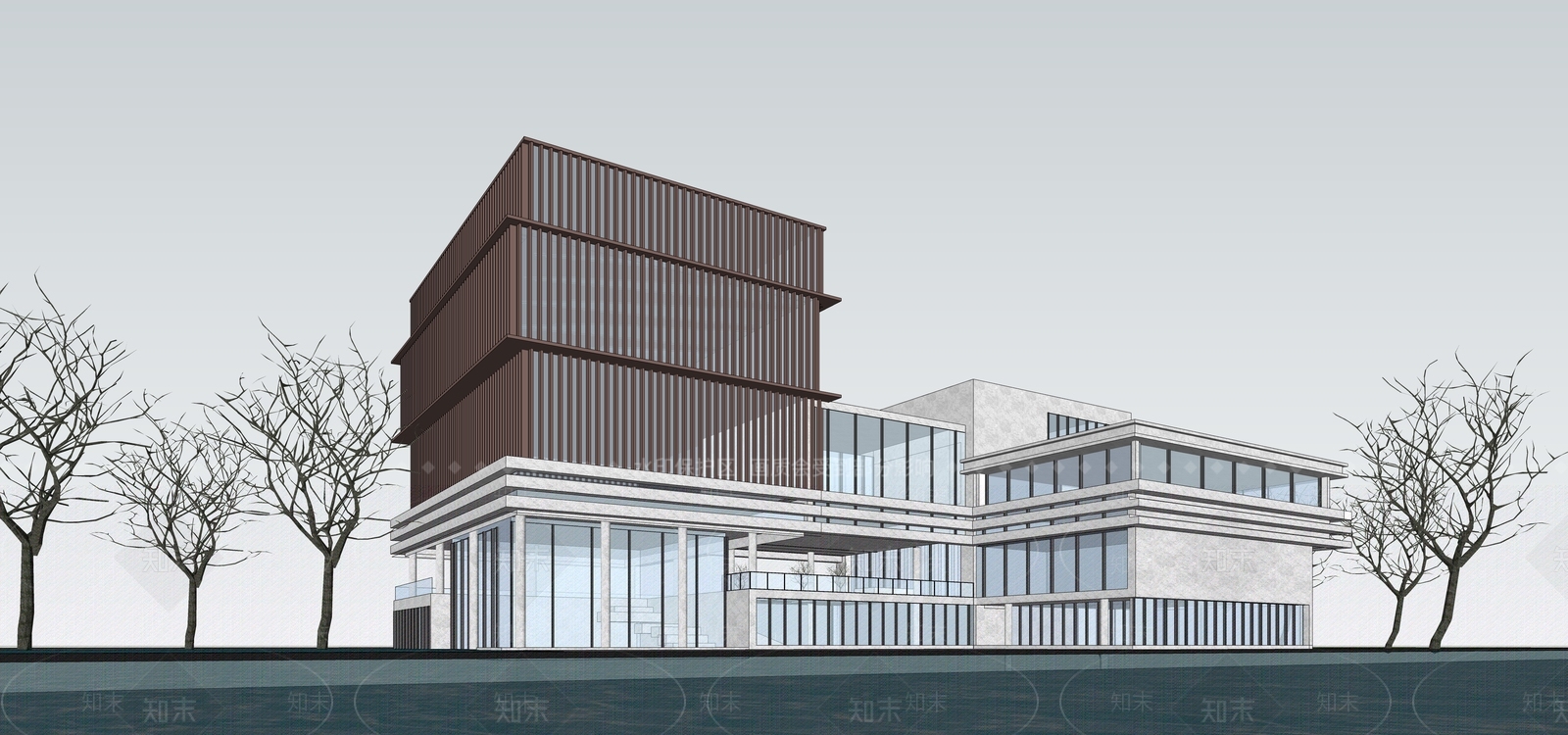 现代其他公共建筑SU模型下载【ID:1204772595】