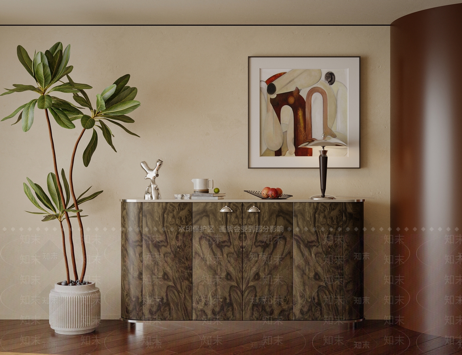 现代意式斗柜3D模型下载【ID:1204774146】