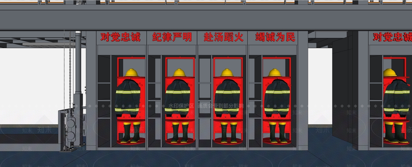 现代其他柜子SU模型下载【ID:1204783150】