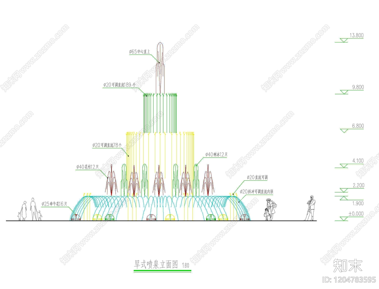 中式欧式其他建筑施工图下载【ID:1204783595】