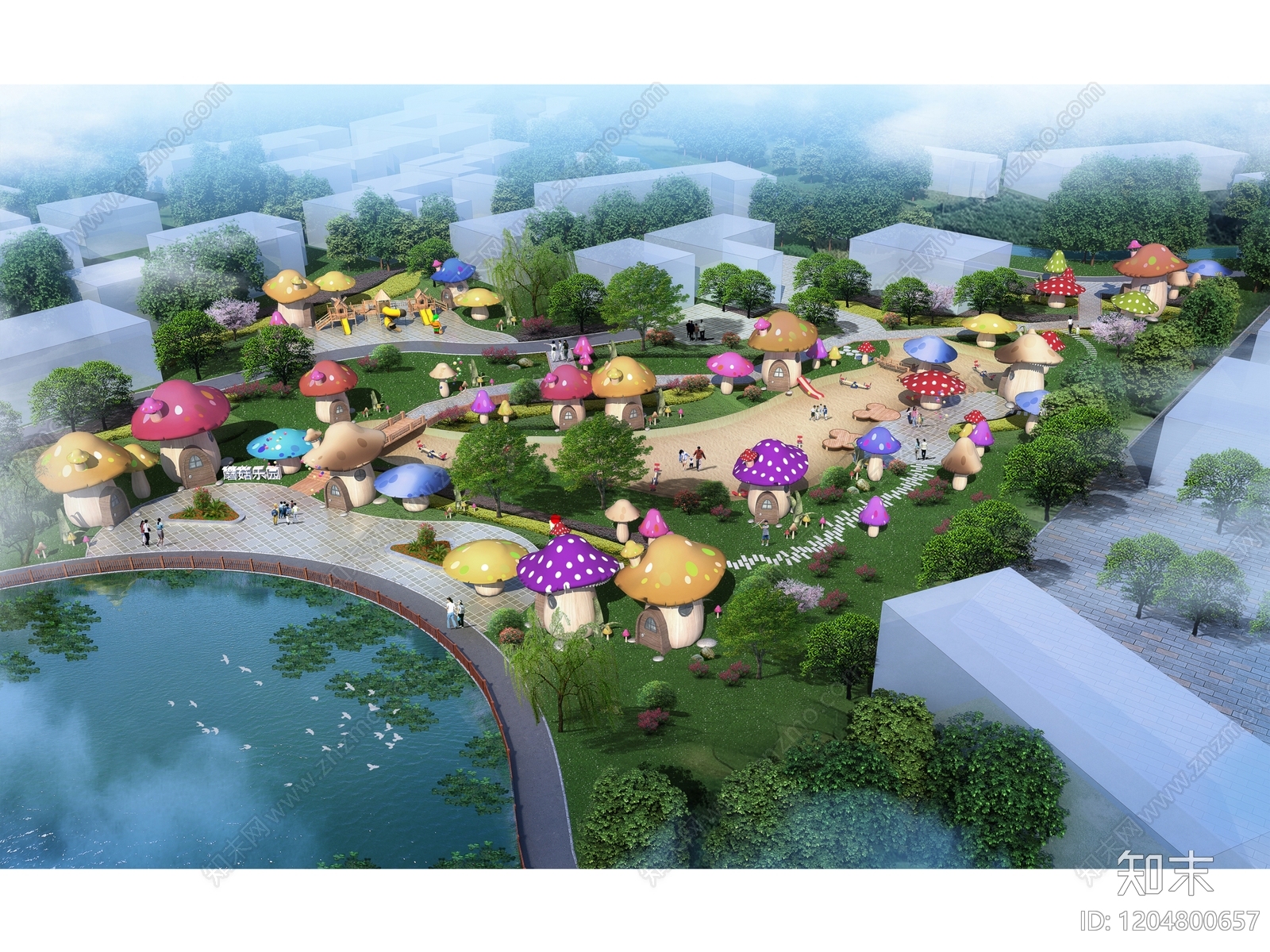 新中式中式美丽乡村规划下载【ID:1204800657】