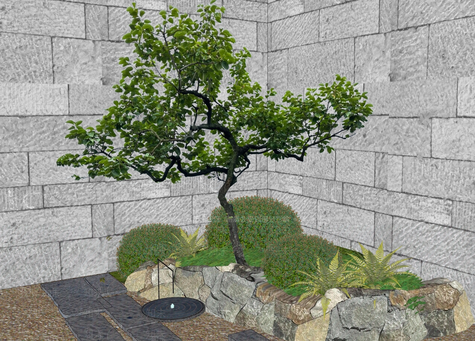 乔木SU模型下载【ID:1204809358】