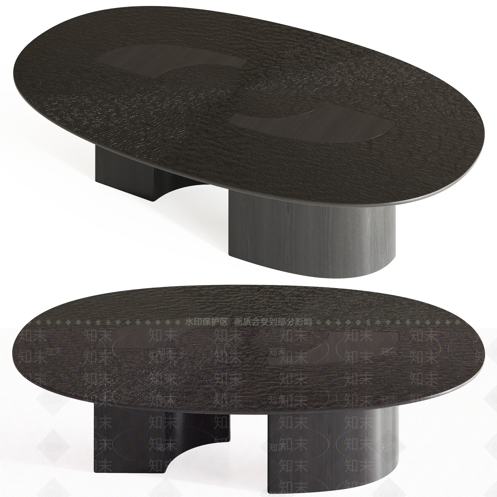 中古侘寂茶几SU模型下载【ID:1204811061】