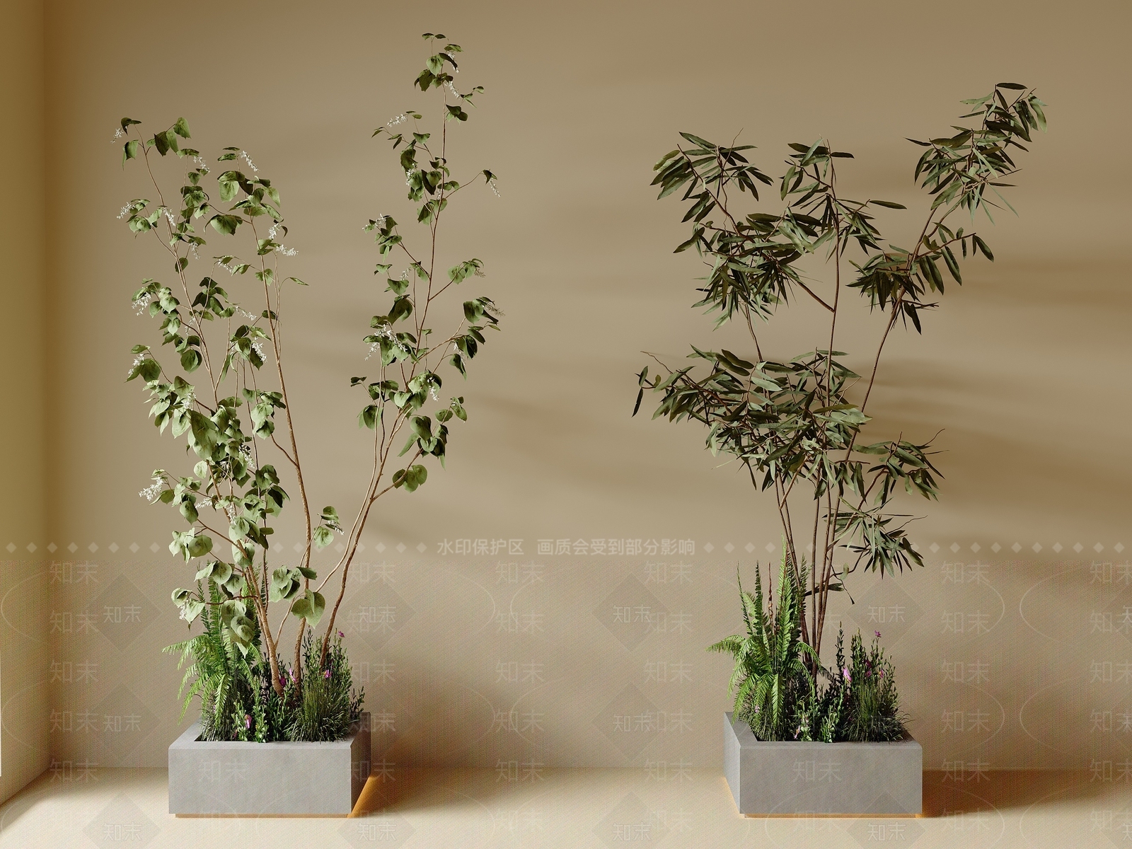 植物堆3D模型下载【ID:1204815871】