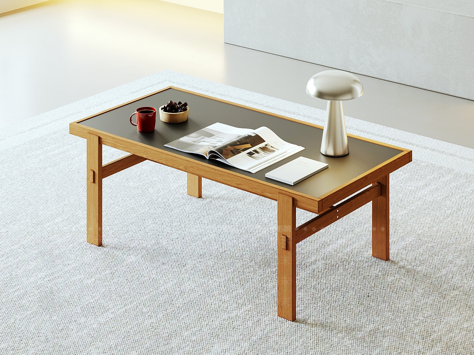 现代中古茶几SU模型下载【ID:1204824473】