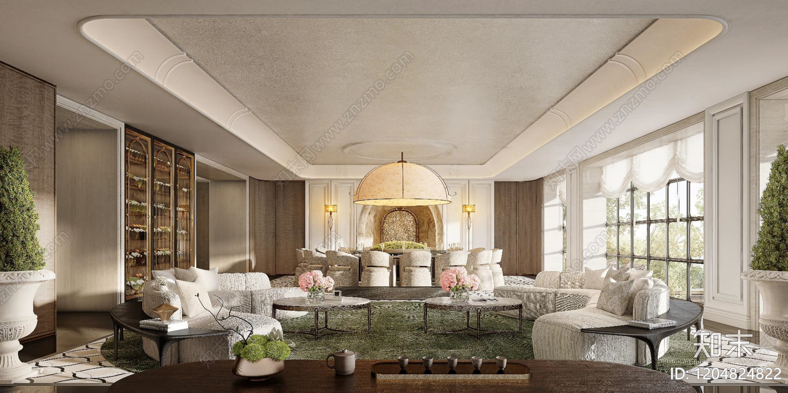 现代休闲娱乐空间软装下载【ID:1204824822】