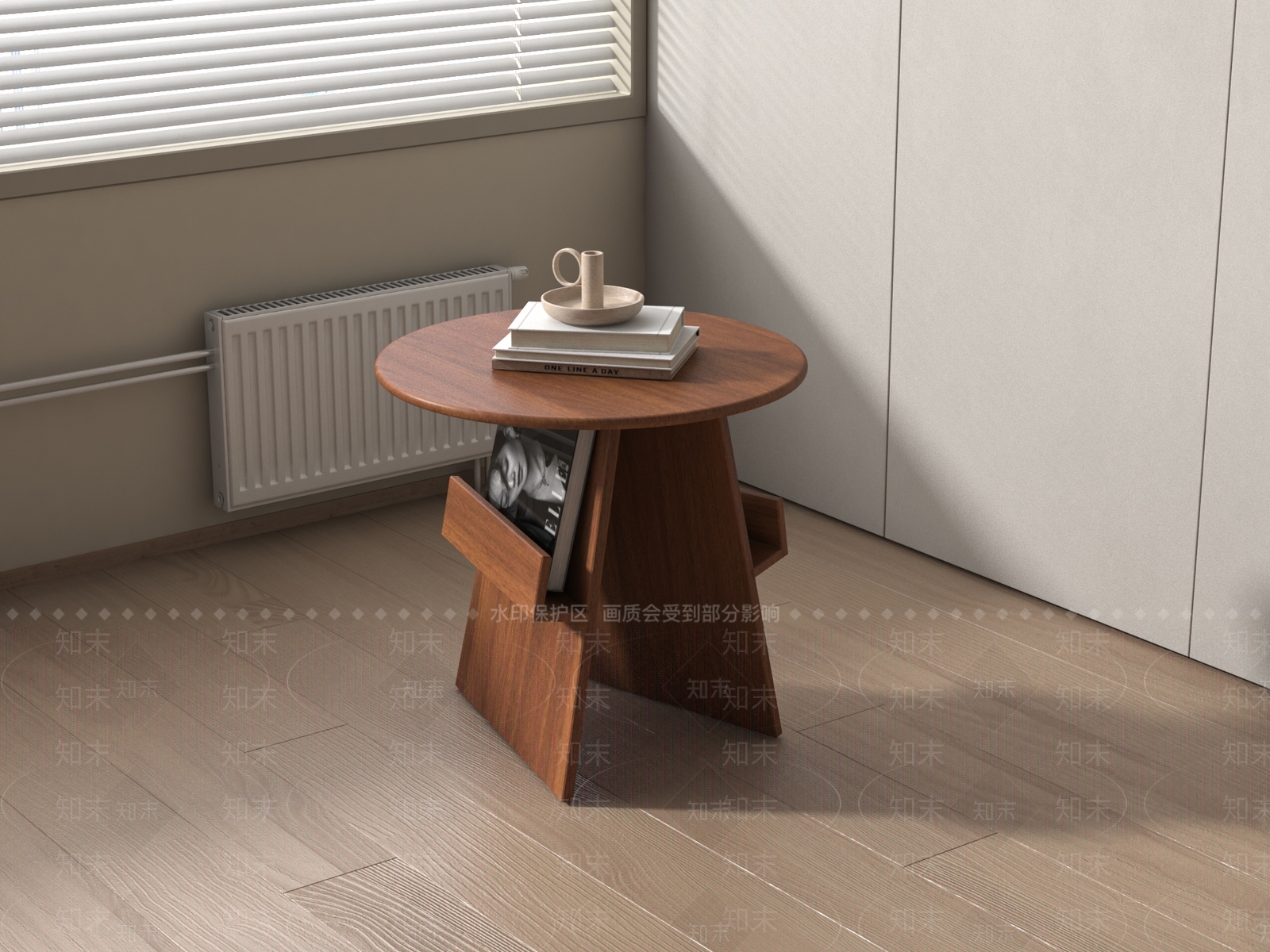 中古侘寂边几3D模型下载【ID:1204826995】