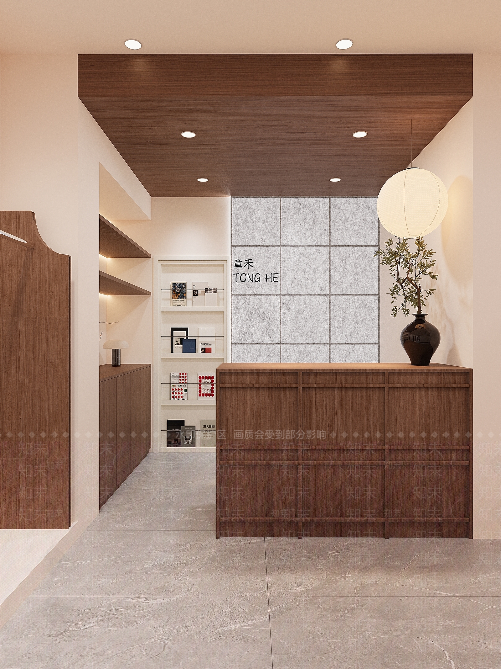 奶油原木服装店3D模型下载【ID:1204830400】