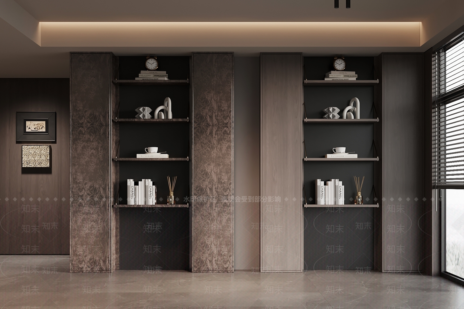 意式轻奢置物架3D模型下载【ID:1204831083】