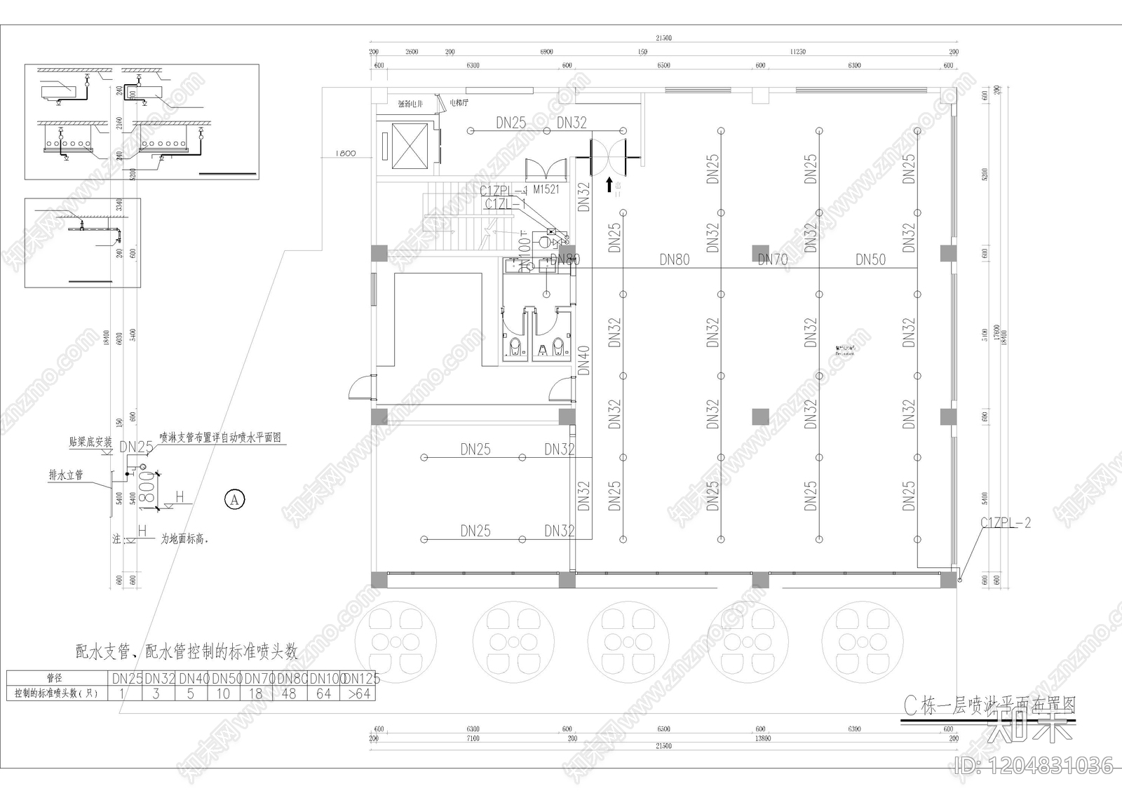 其他给排水cad施工图下载【ID:1204831036】