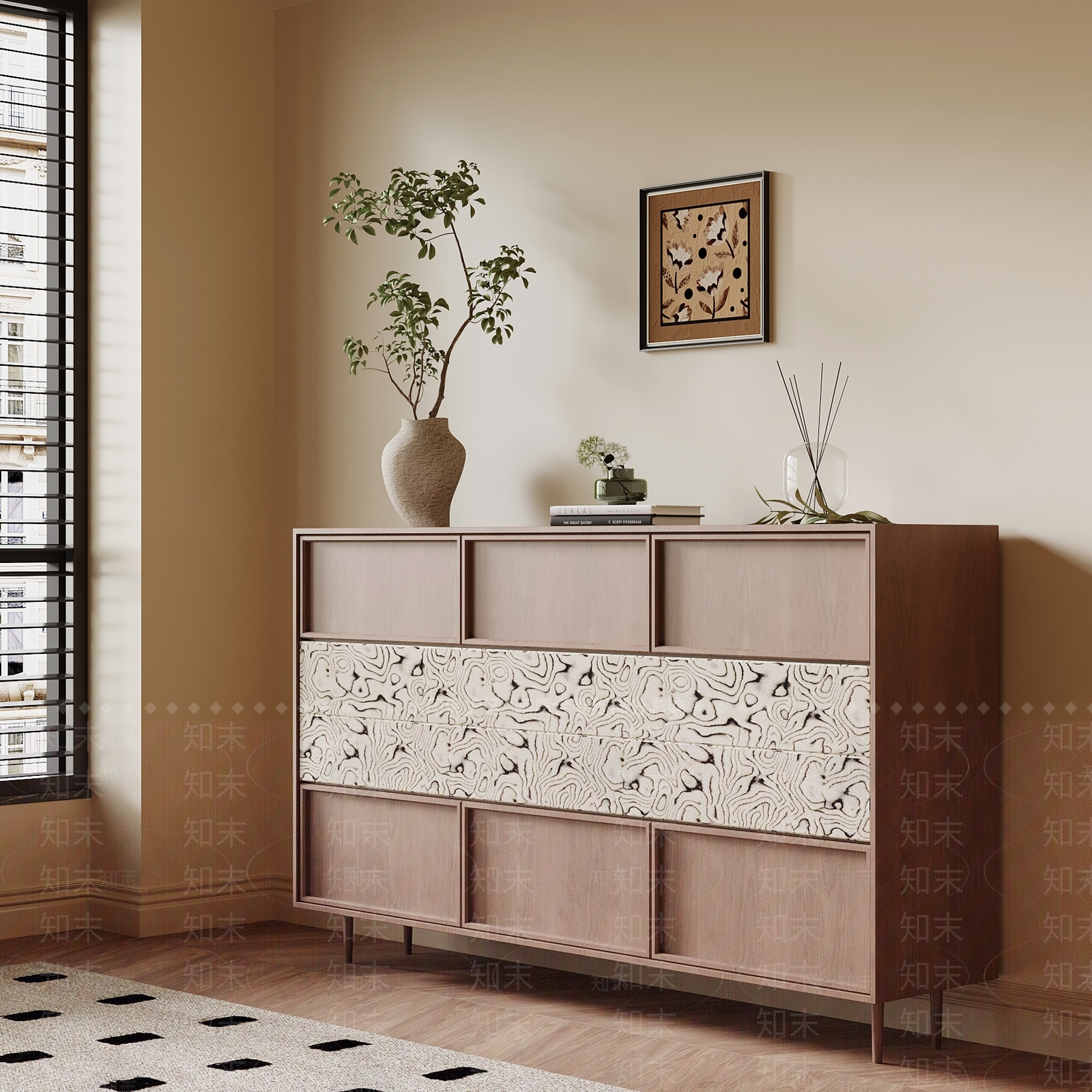 中古玄关柜3D模型下载【ID:1204831467】