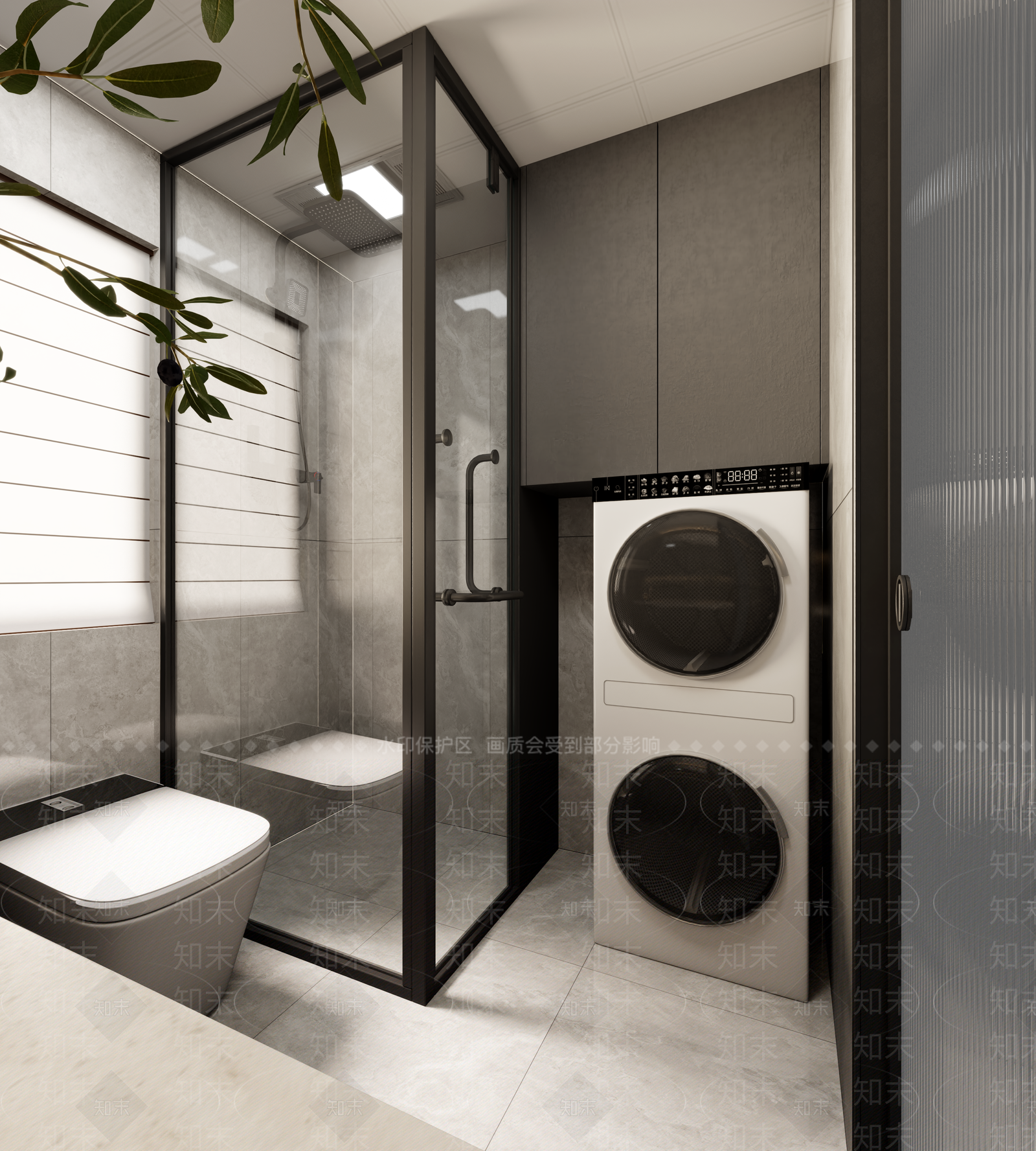 现代意式卫生间3D模型下载【ID:1204831823】