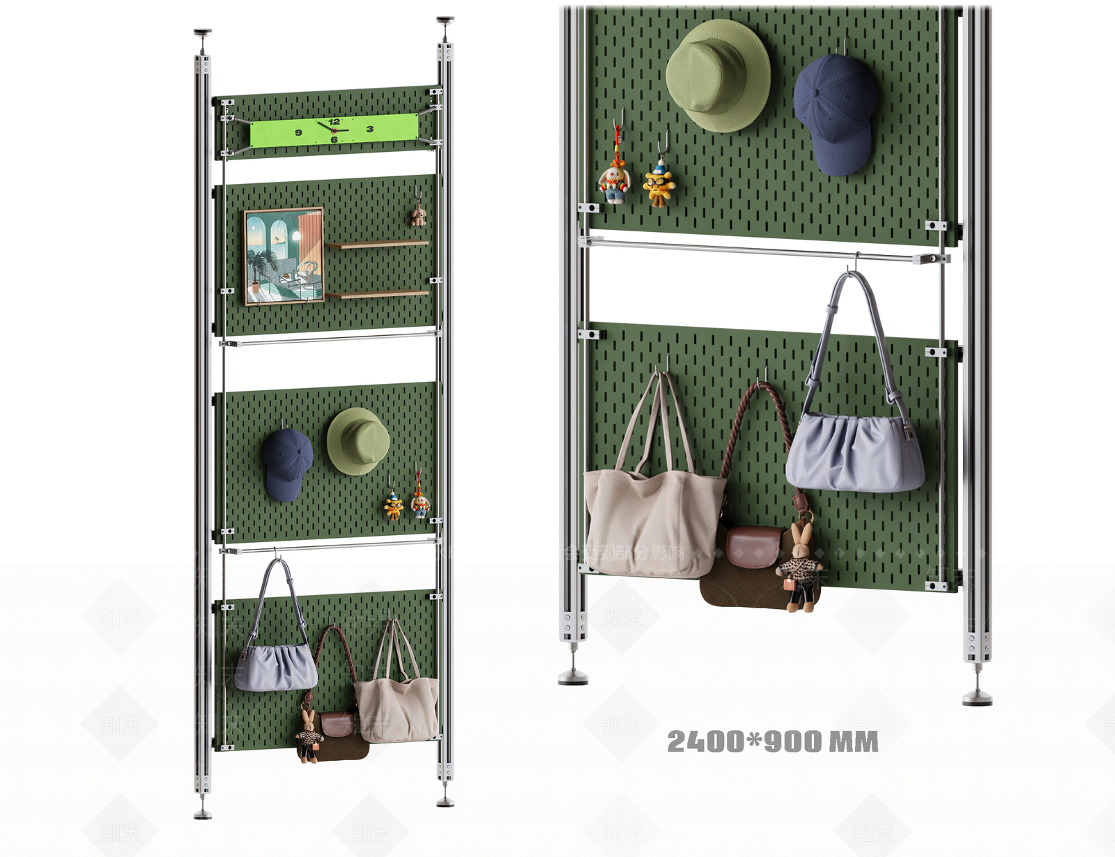 复古工业其他架子3D模型下载【ID:1204832913】